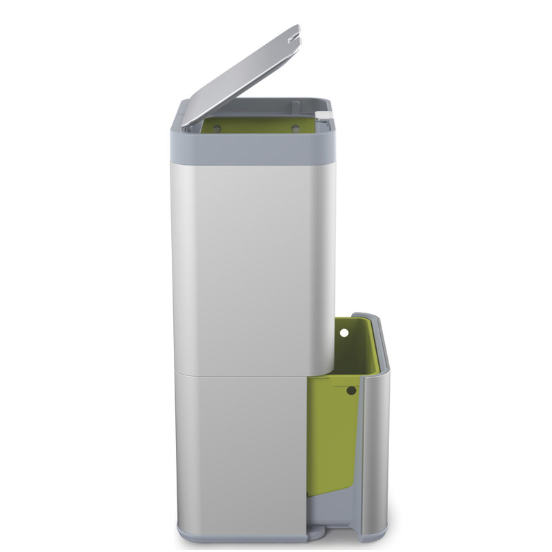 Joseph Joseph Intelligent Waste Totem Stainless Steel 15.8 Touch Top